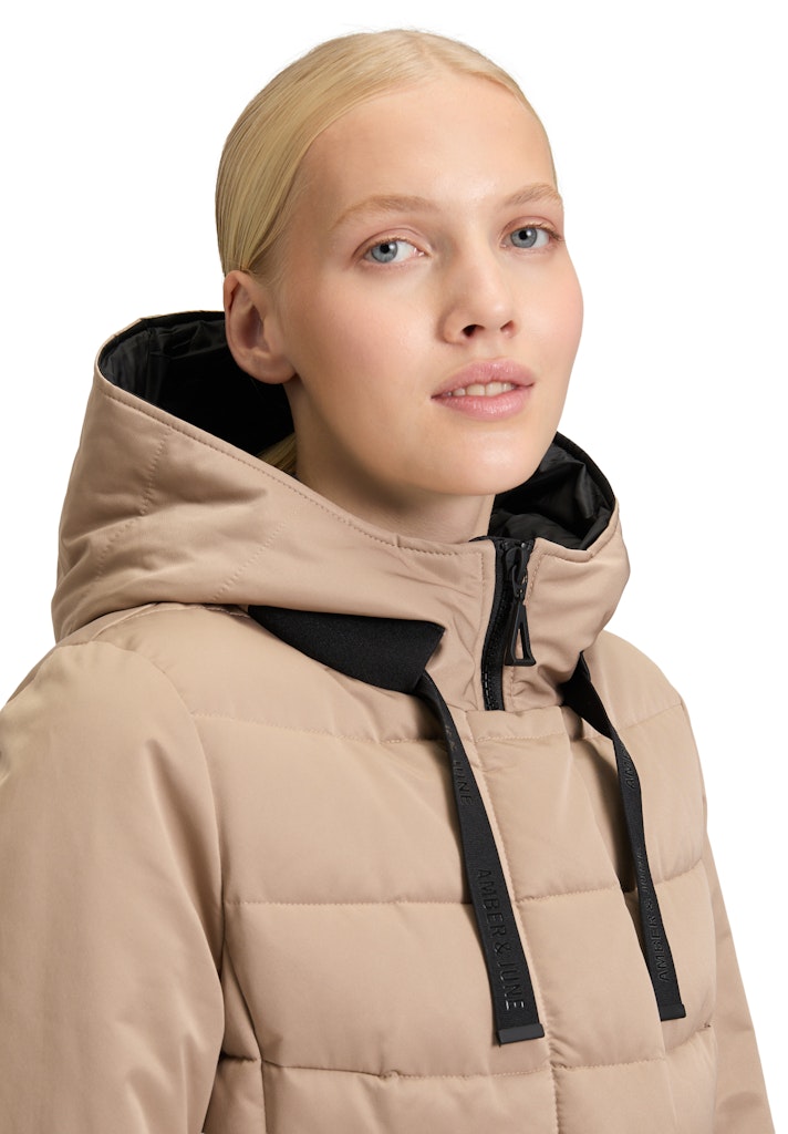 Amber & June Damen Jacken  Light Taup