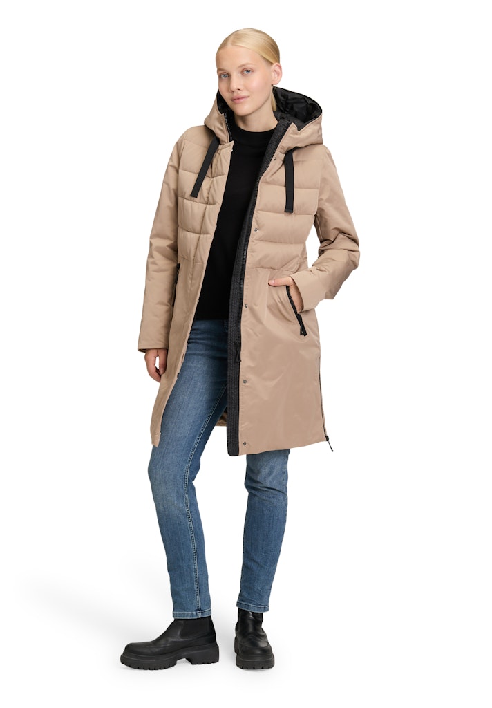 Amber & June Damen Jacken  Light Taup