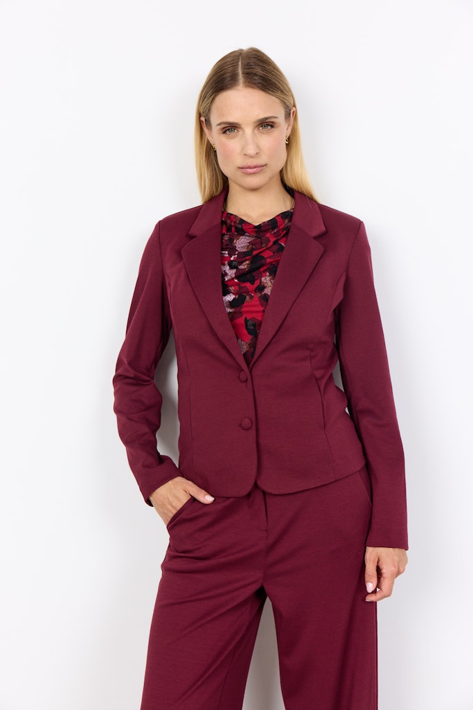 Soya Concept Damen Blazer Dark Red