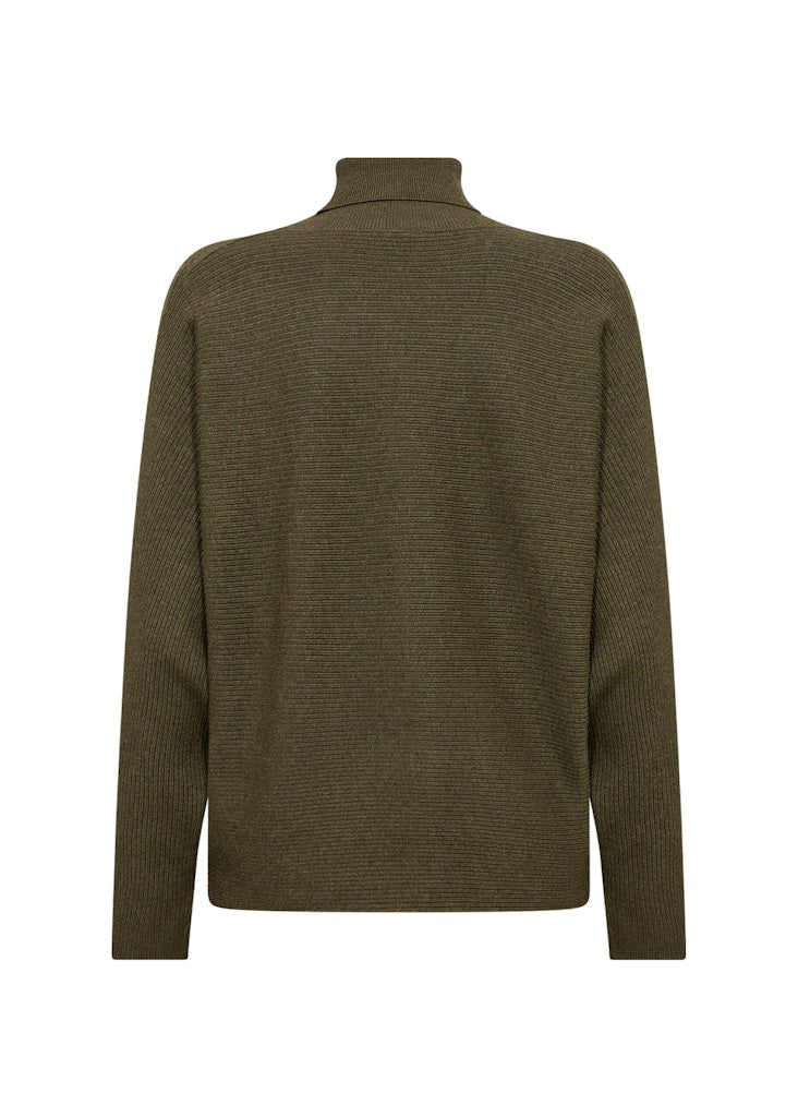 Soya Concept Damen Pullover Dark Olive Mel
