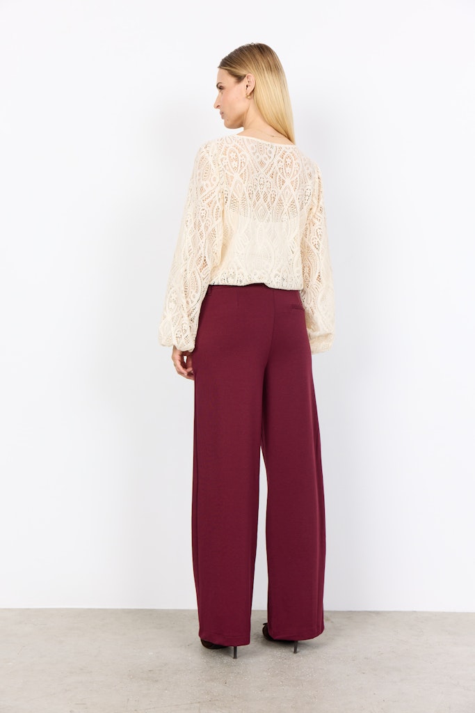 Soya Concept Damen Hosen Dark Red