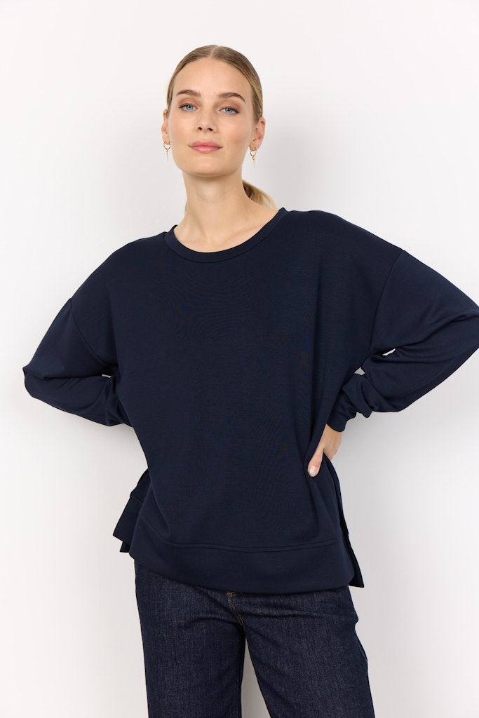 Soya Concept Damen Sweatshirts Navy