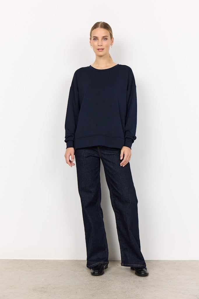 Soya Concept Damen Sweatshirts Navy