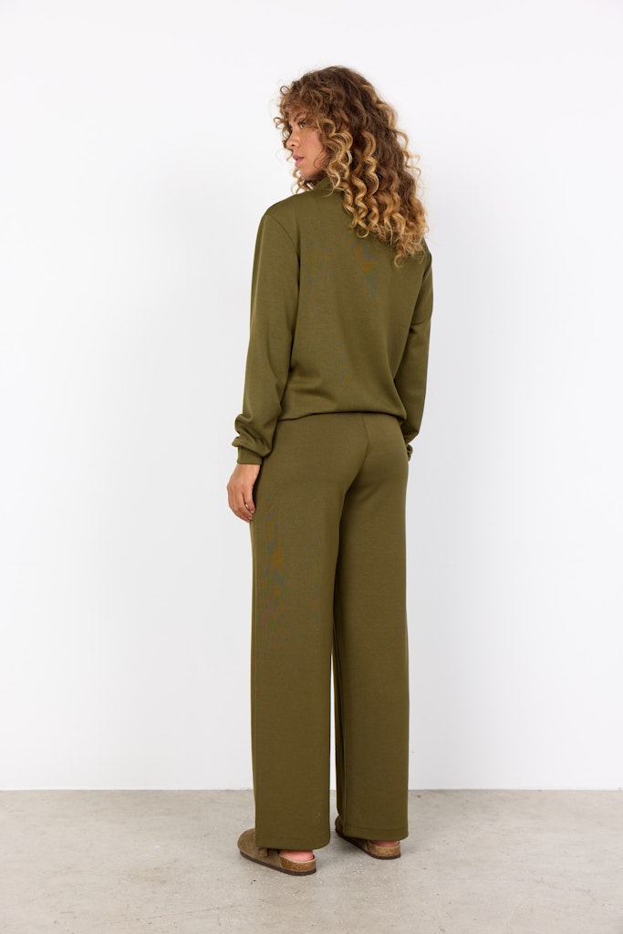 Soya Concept Damen Sweatshirts Dark Olive