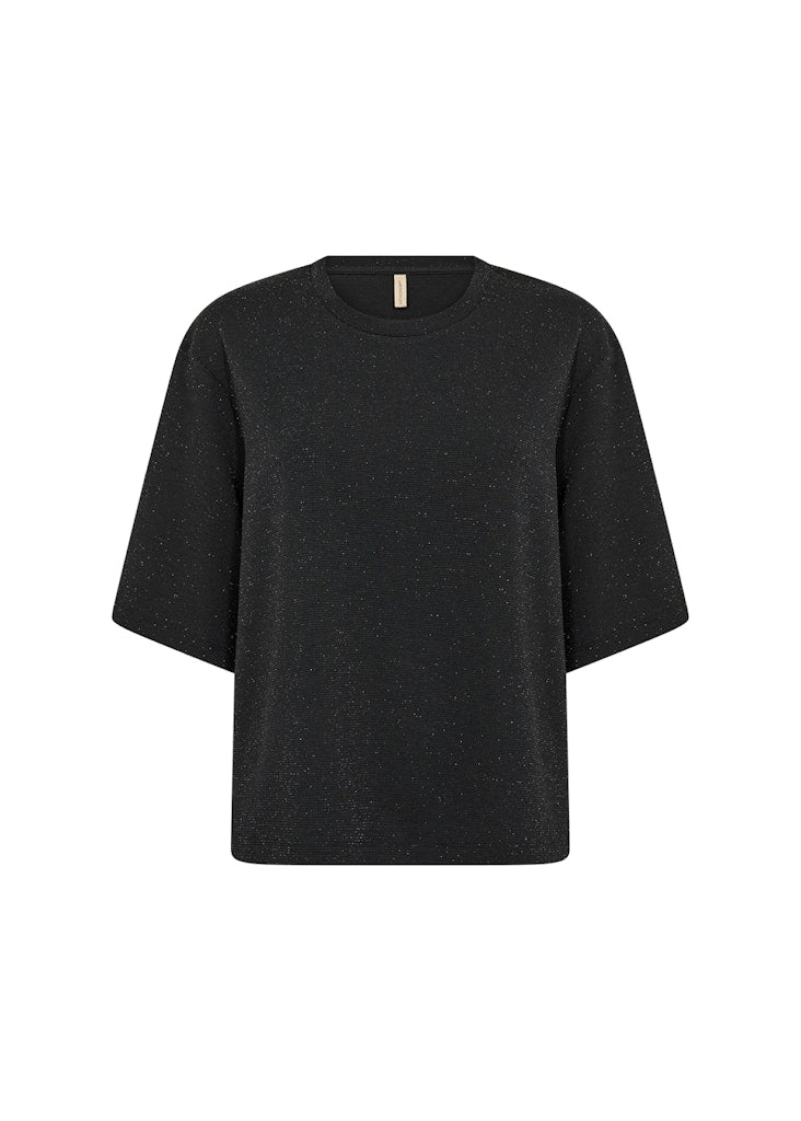 Soya Concept Damen T-Shirts Black Combi