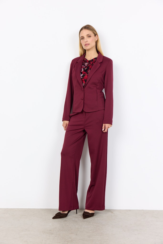 Soya Concept Damen Blazer Dark Red