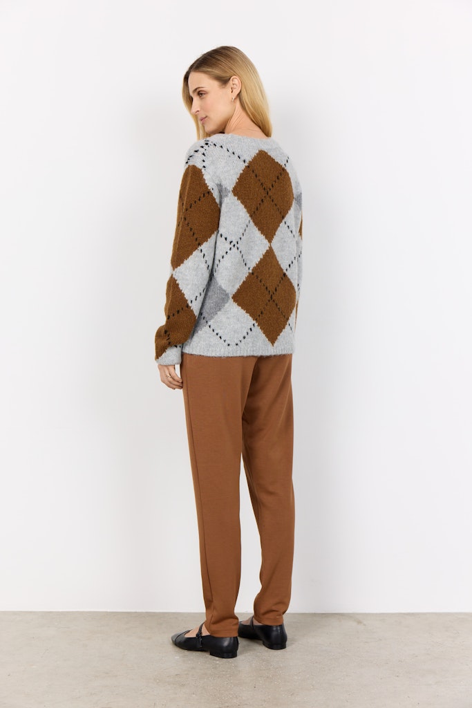 Soya Concept Damen Pullover Lt Grey Melange