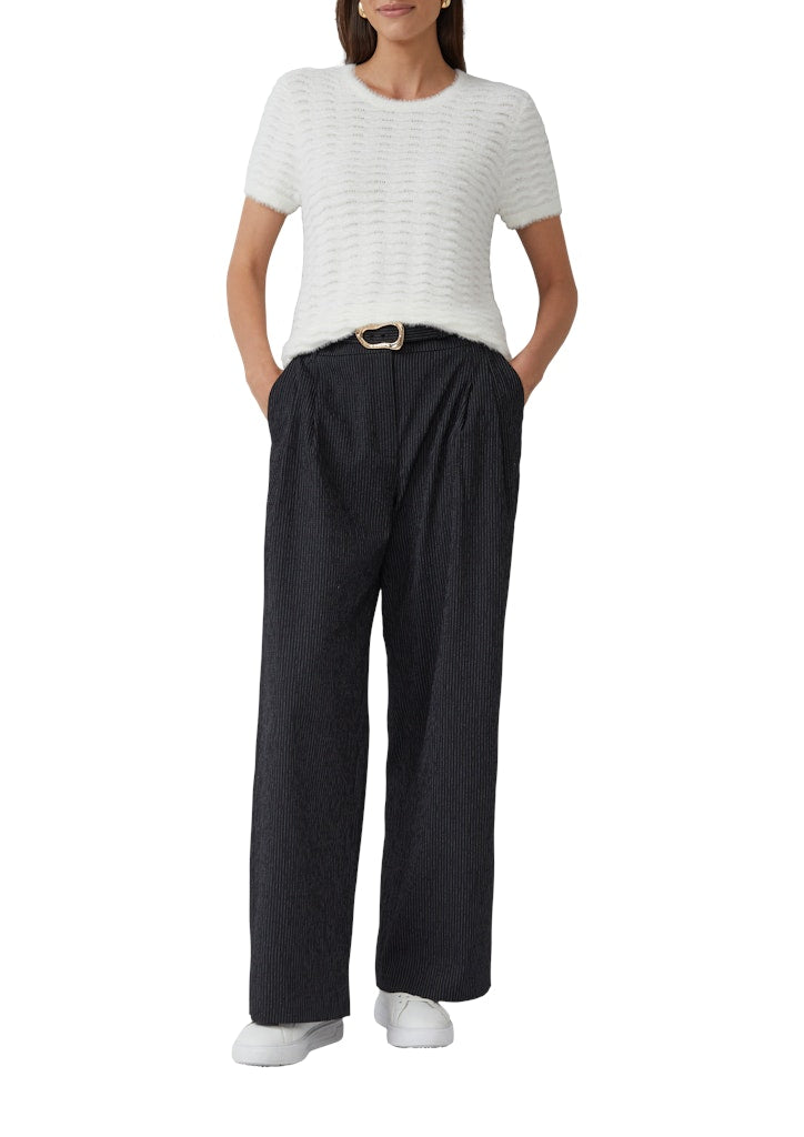 S. Oliver black Damen Pullover White