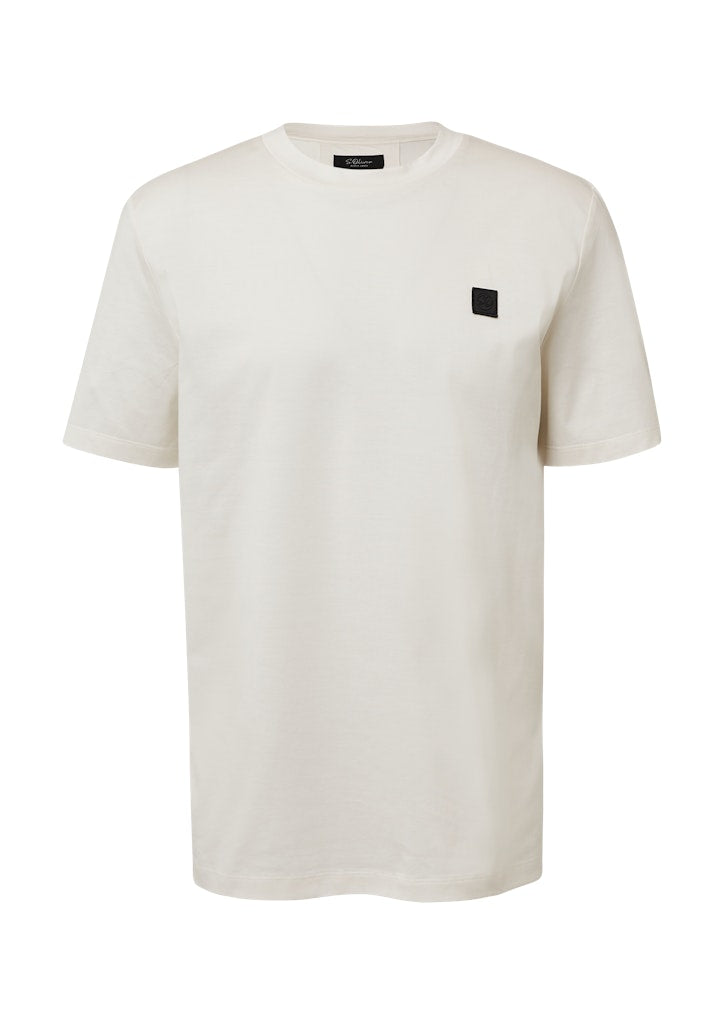 S. Oliver black Herren T-Shirts kurz White
