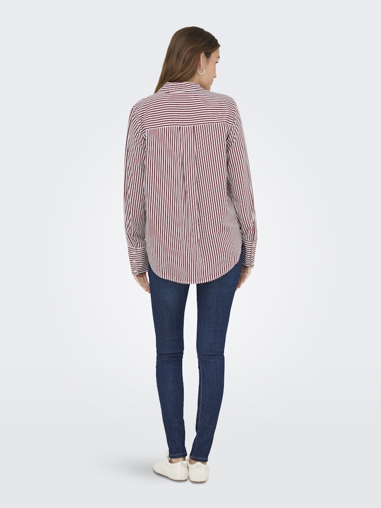 Only Damen Blusen Burgundy/Cd Str