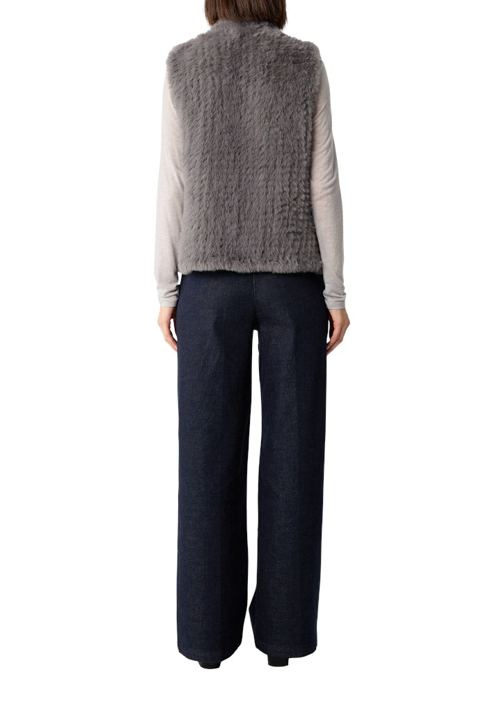 Comma Damen Outdoorwesten Grey/Black