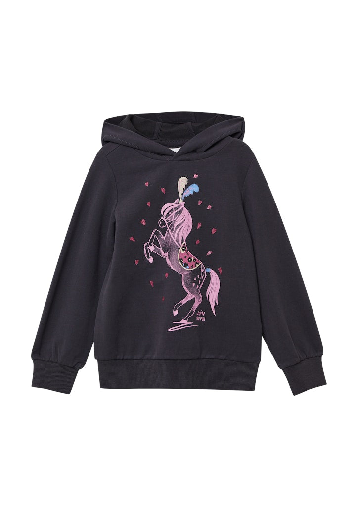 S. Oliver Mädchen Sweats & Sweatjacken Grey/Black