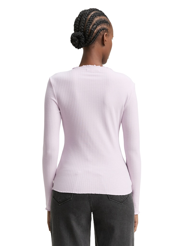 Tom Tailor denim Damen T-Shirts Lilac Fog