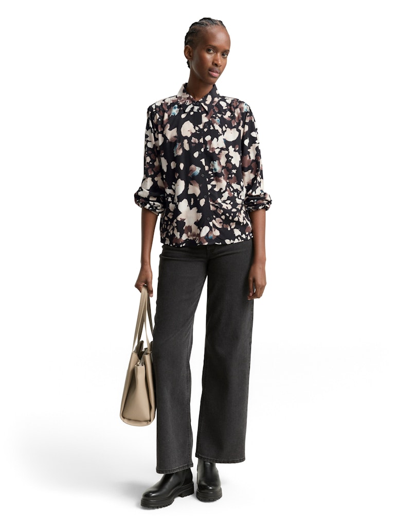 Tom Tailor denim Damen Blusen Abstract Print