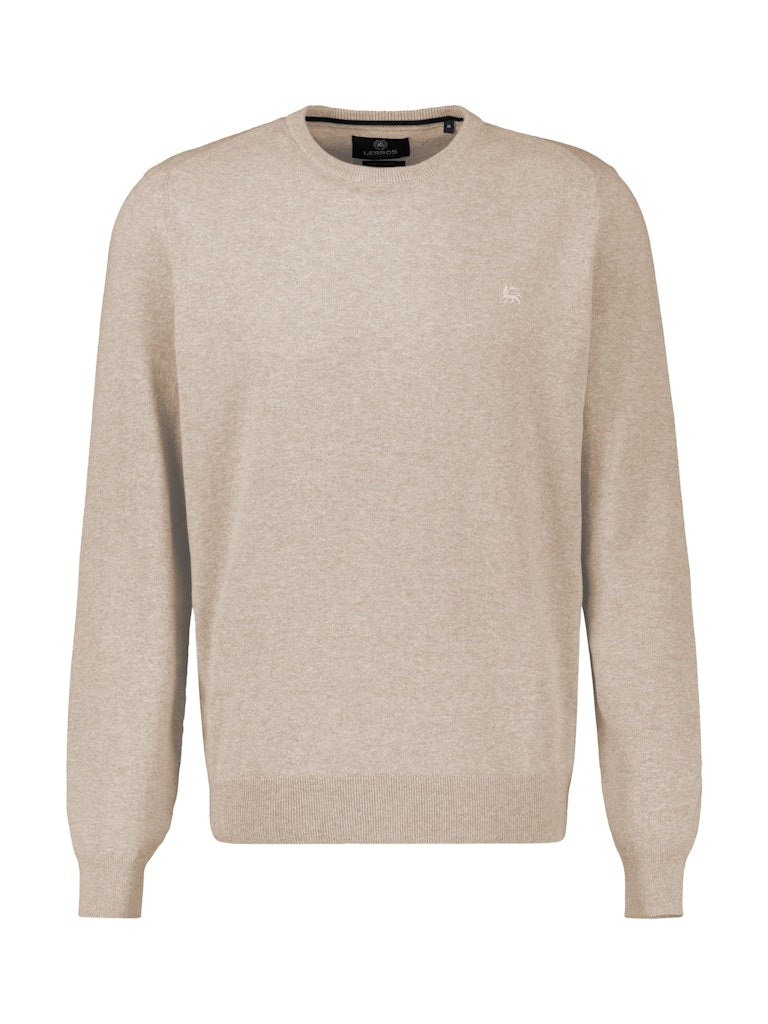 Lerros Herren Pullover Tender Beige Me