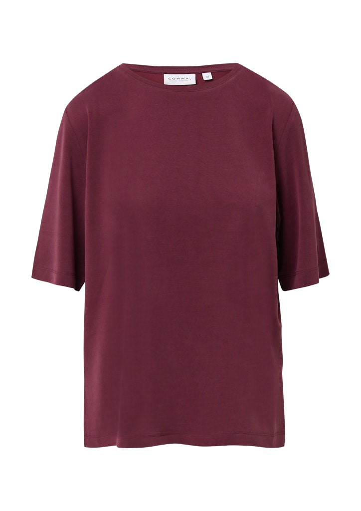 Comma CI Damen T-Shirts Lilac/Pink