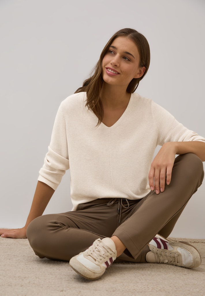 Cecil Damen Pullover  Oat Milk