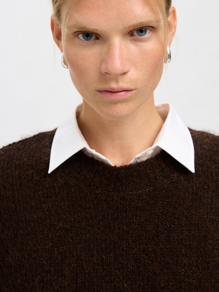 Selected Femme Damen Pullover Delicioso/Melan
