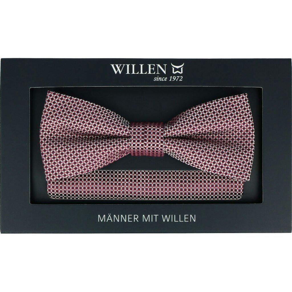 Willen Herren Krawatten & Schleifen Bordeaux