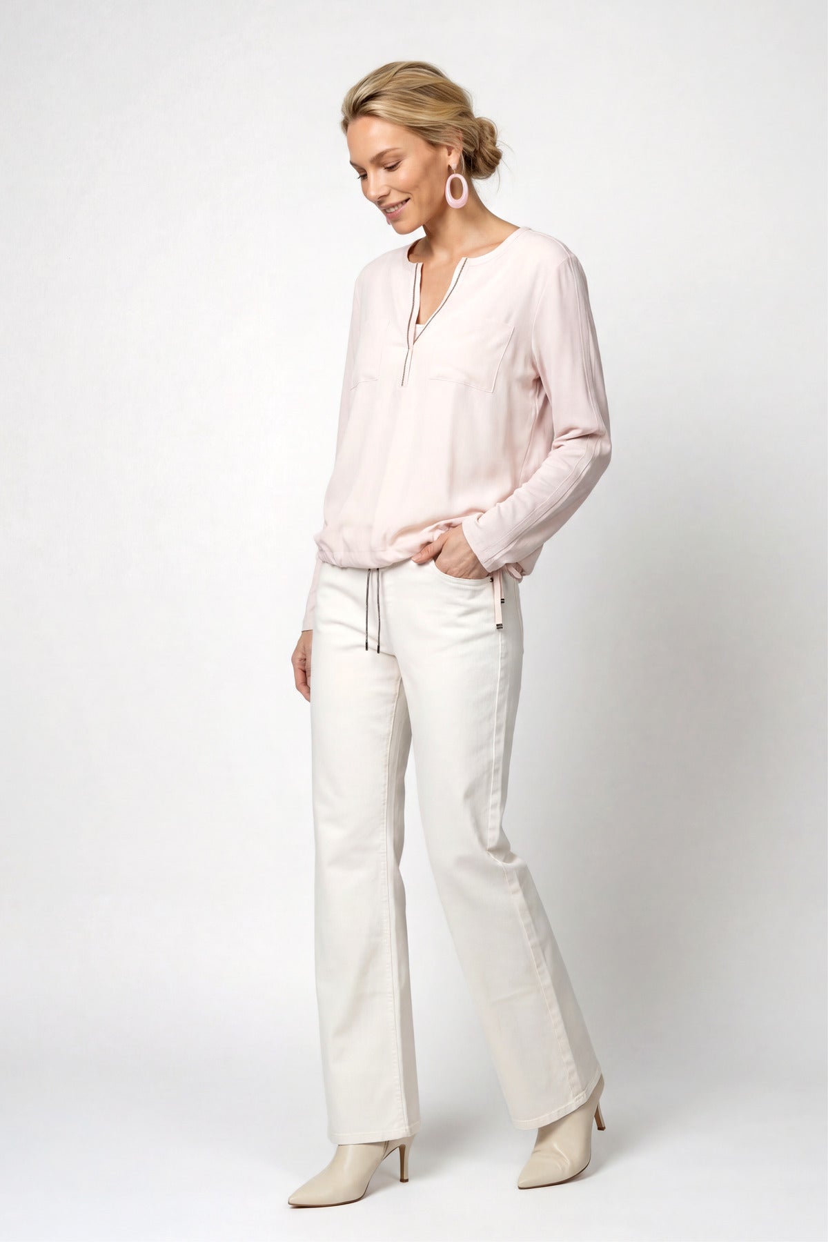 Monari Damen T-Shirts  Rosewater