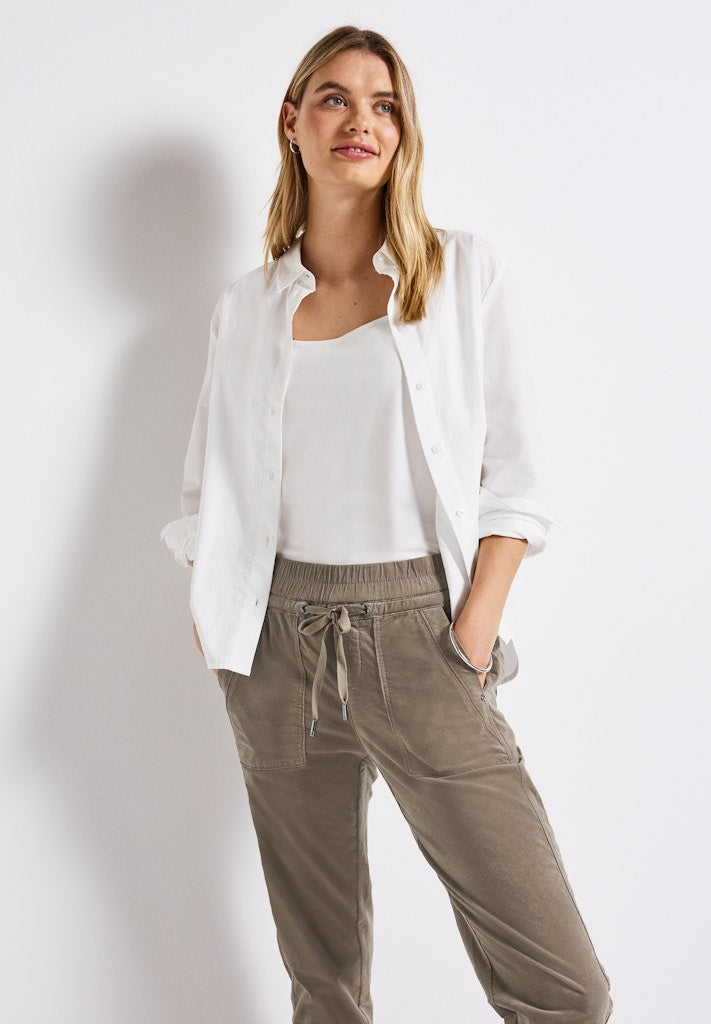 Street One Damen Hosen  Bark Brow