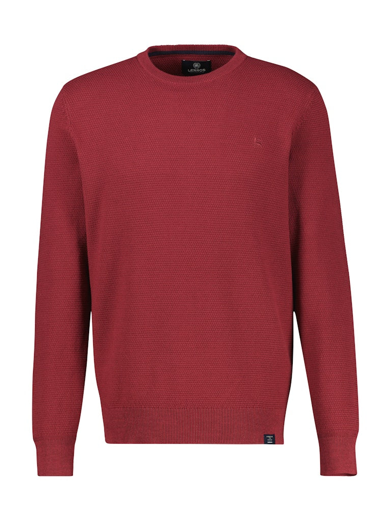 Lerros Herren Pullover Maple Red