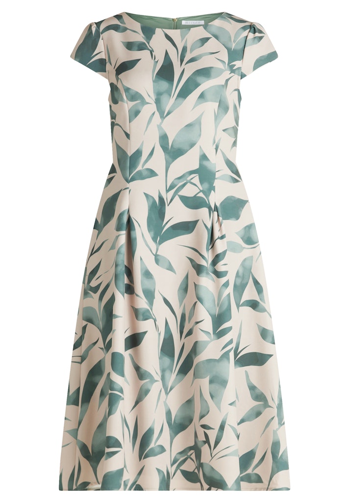 Betty & Co Damen Kleider Nature/Green