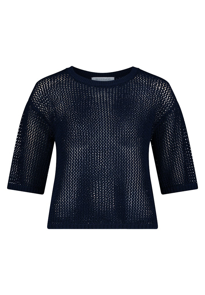 Betty & Co Damen Pullover Navy Blue