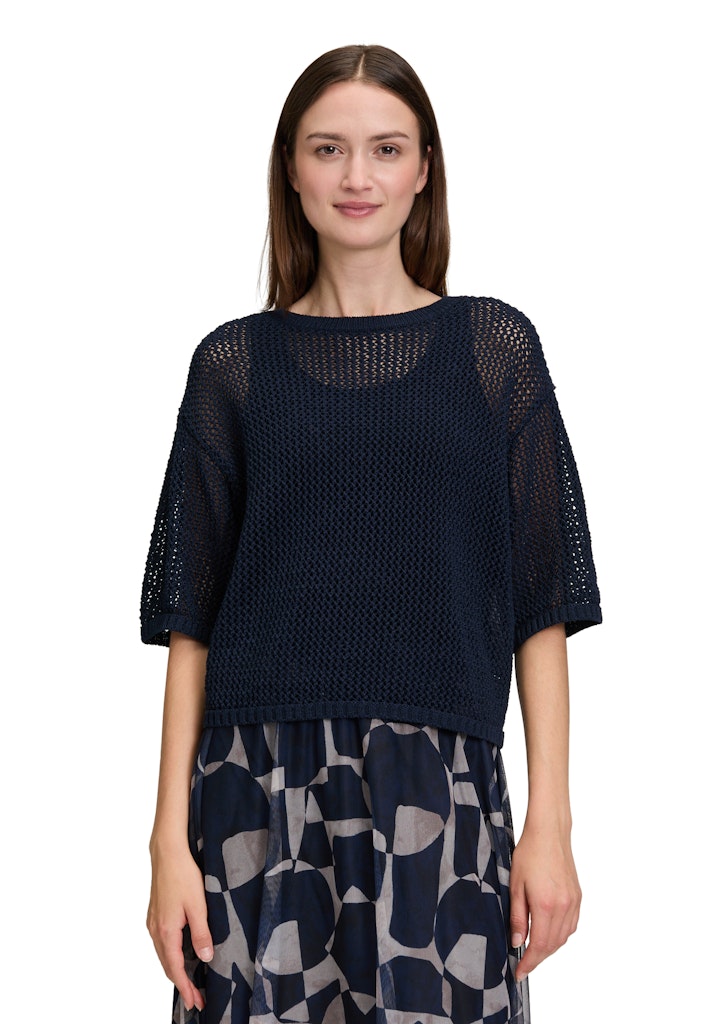 Betty & Co Damen Pullover Navy Blue