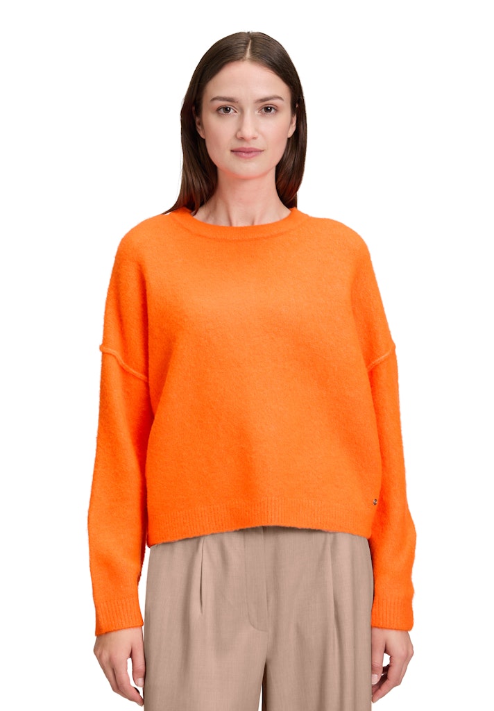 Betty & Co Damen Pullover Neon Orange