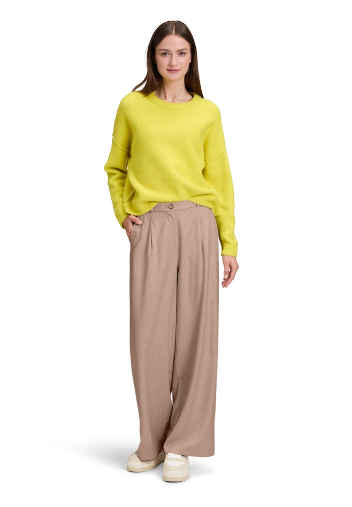 Betty & Co Damen Pullover Neon Yellow