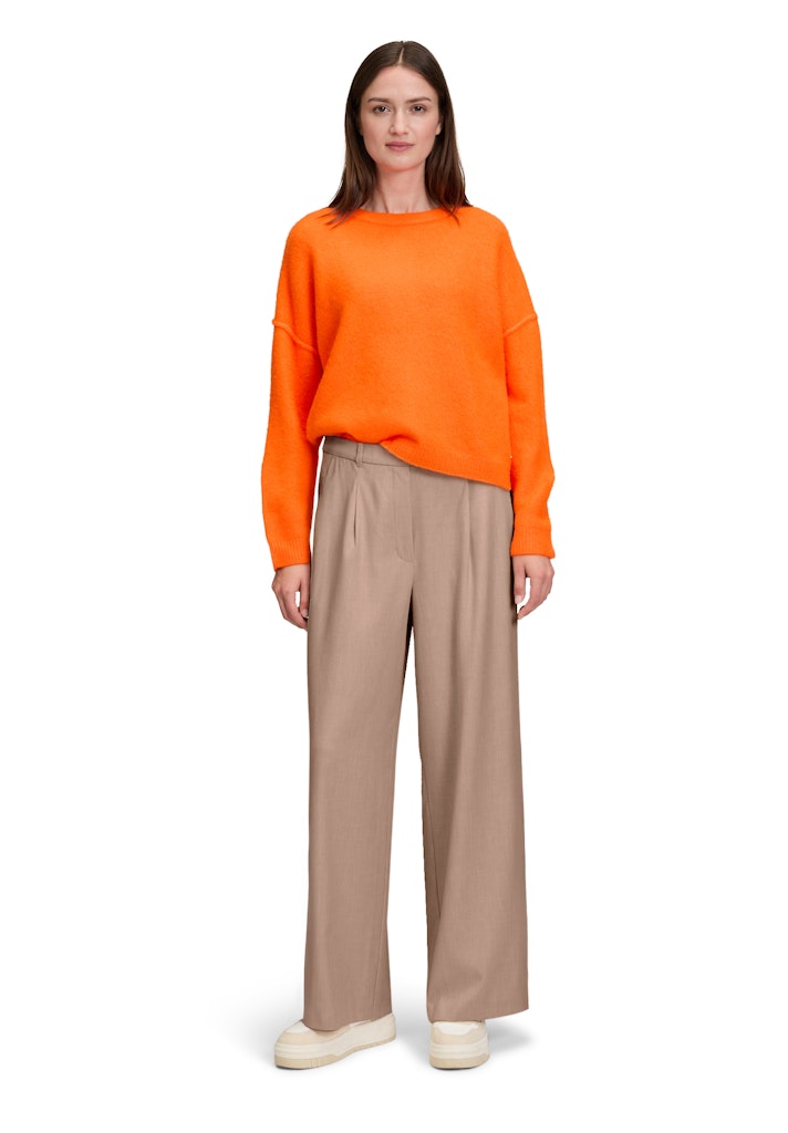 Betty & Co Damen Pullover Neon Orange