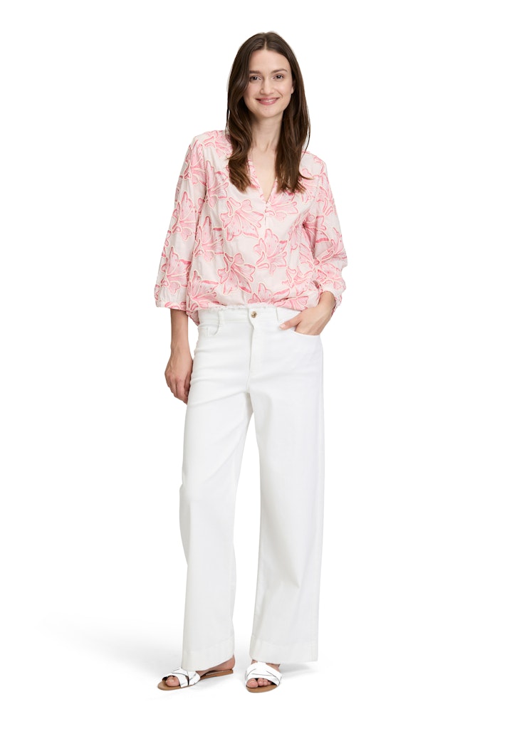 Betty & Co Damen Hosen White Denim
