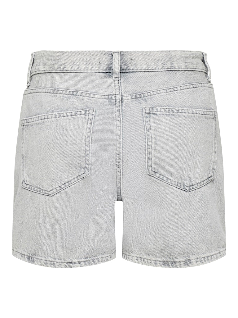 Only Damen Shorts Light Grey Deni