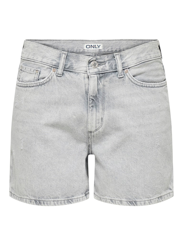Only Damen Shorts Light Grey Deni