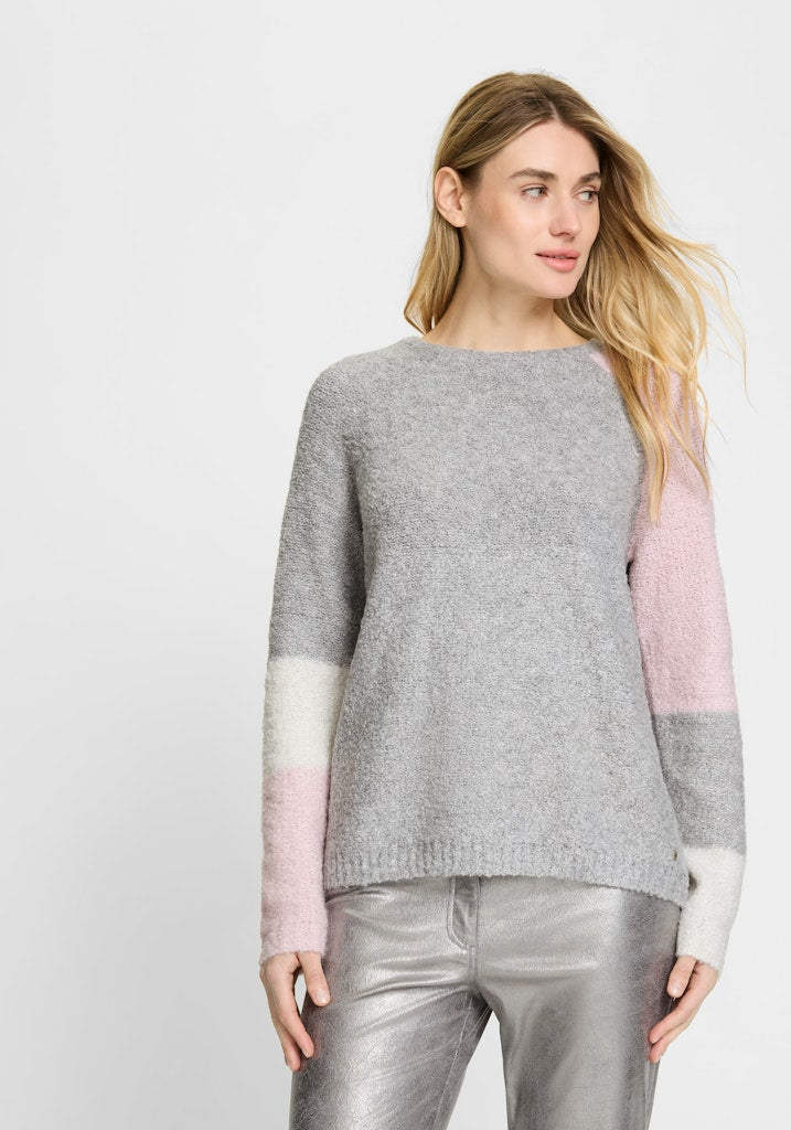 Olsen Damen Pullover  Misty Gre