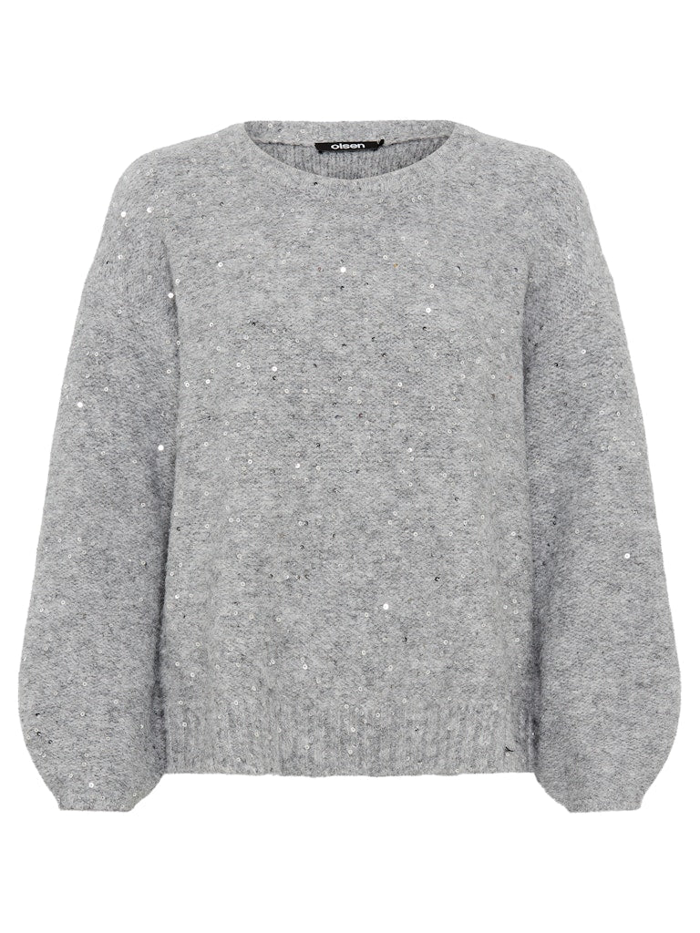 Olsen Damen Pullover  Misty Gre