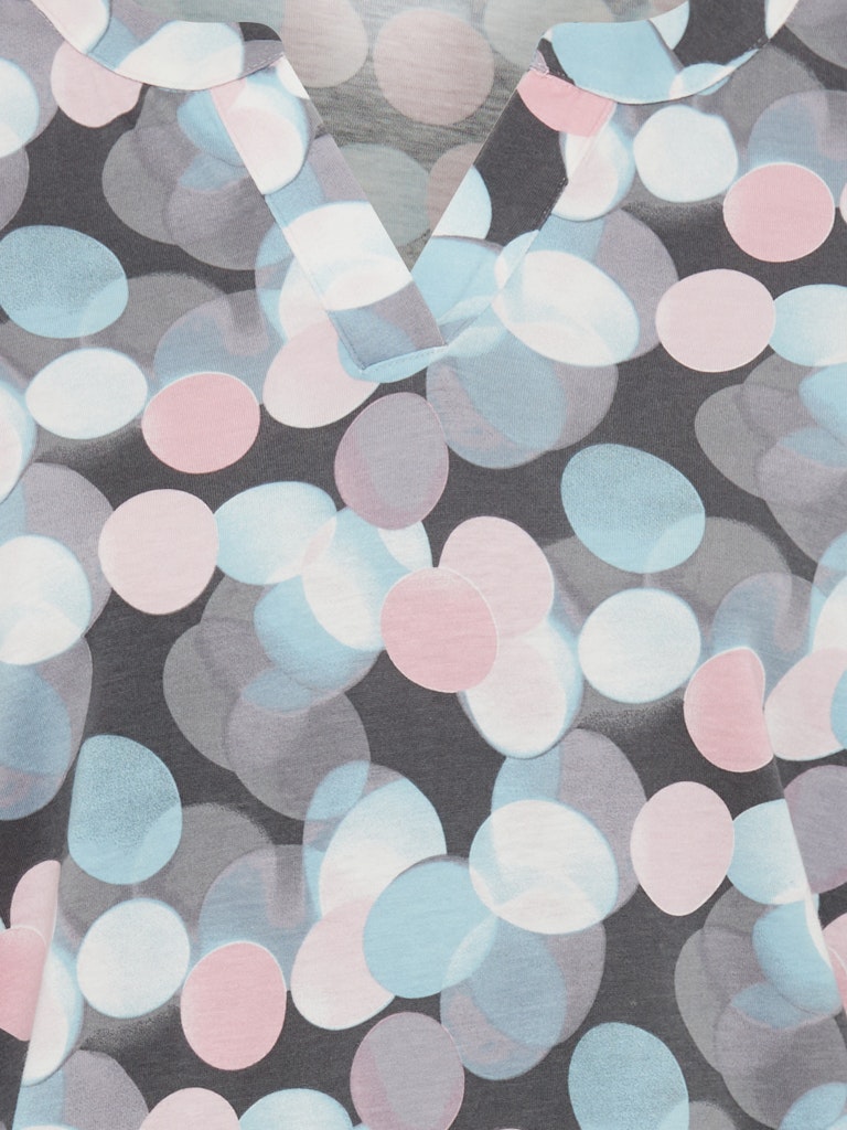 Olsen Damen T-Shirts  Satin Blu