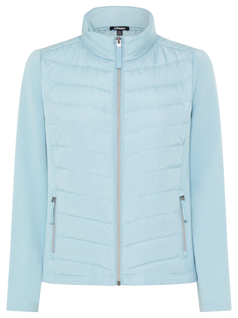 Olsen Damen Jacken  Satin Blu