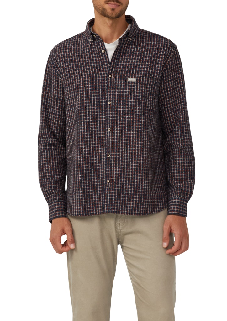 S. Oliver red Herren Hemden lang Blue