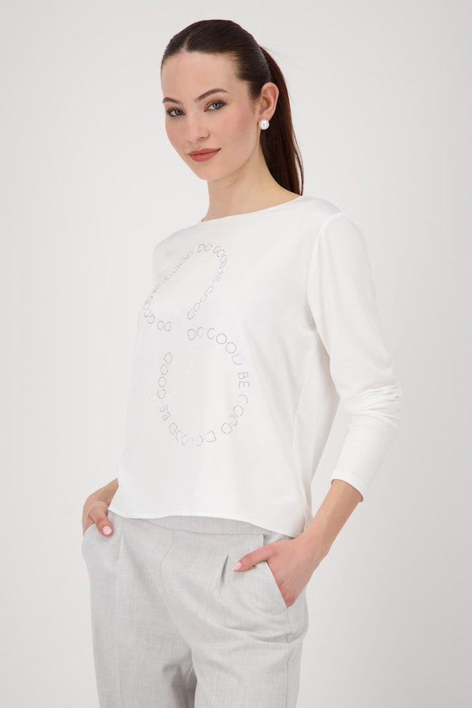 Monari Damen T-Shirts  Off-White