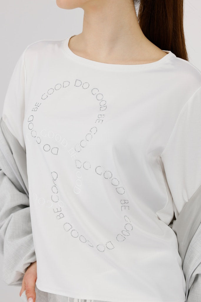 Monari Damen T-Shirts  Off-White