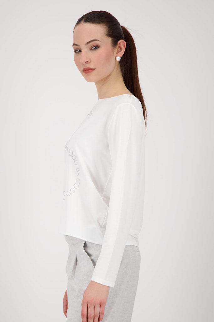 Monari Damen T-Shirts  Off-White