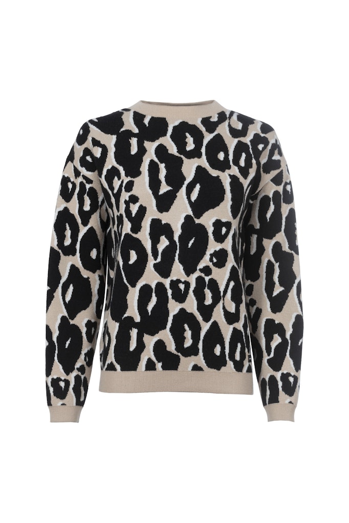 Soquesto Damen Pullover Sand Mittel