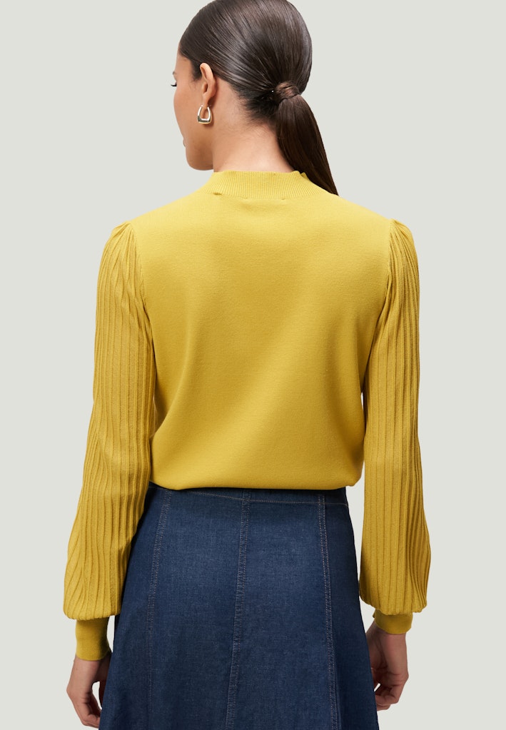 Zero Damen Pullover Oil Yellow
