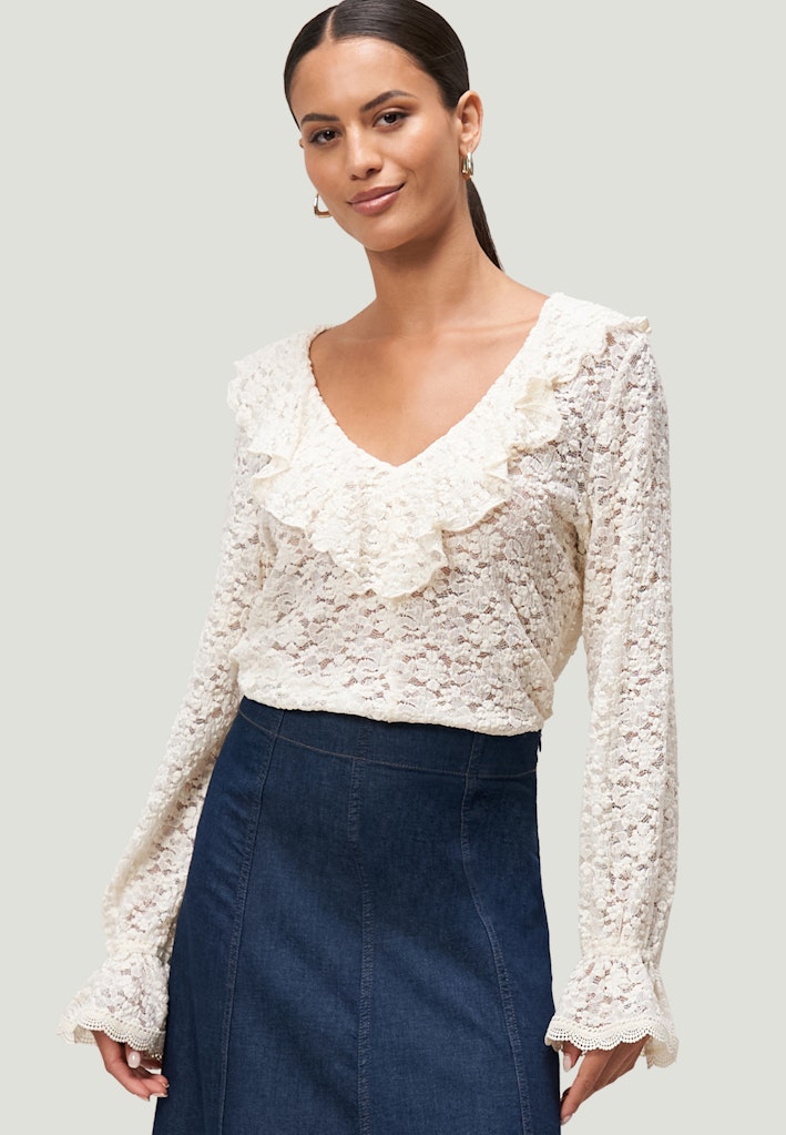 Zero Damen Blusen Eggnog