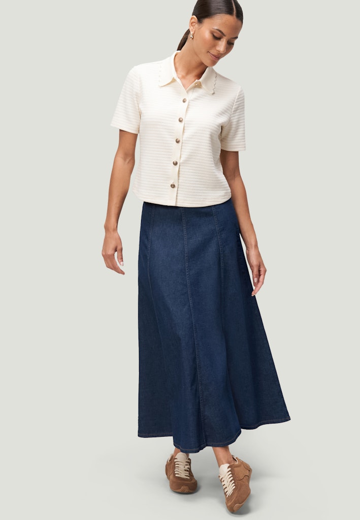 Zero Damen Rcke Dark Blue Denim
