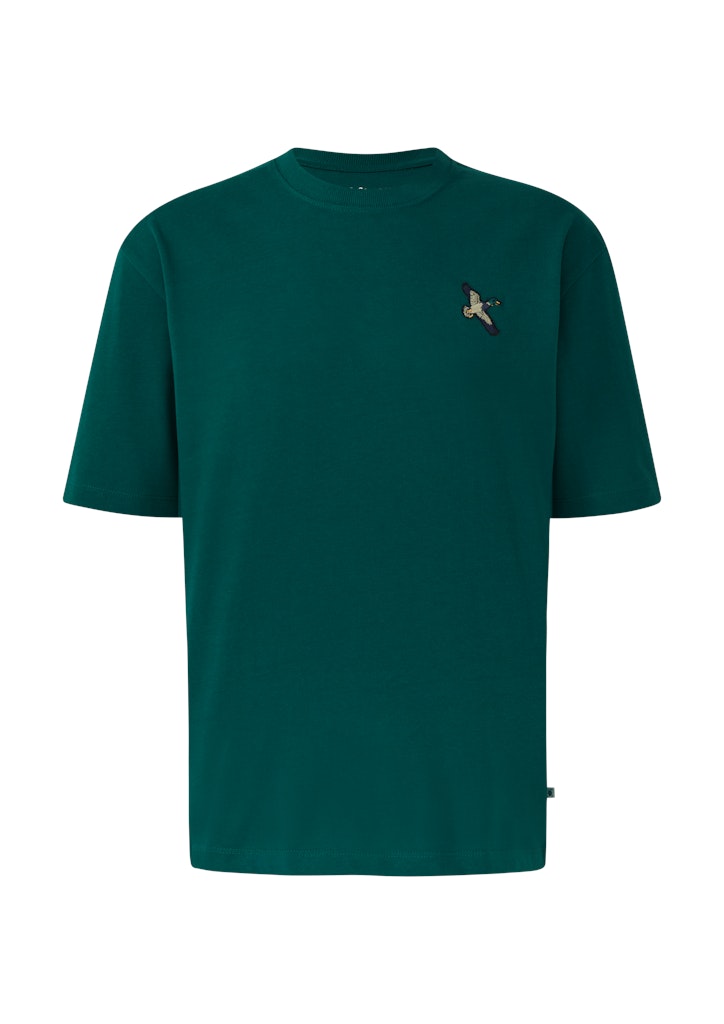 S. Oliver red Herren T-Shirts kurz Green