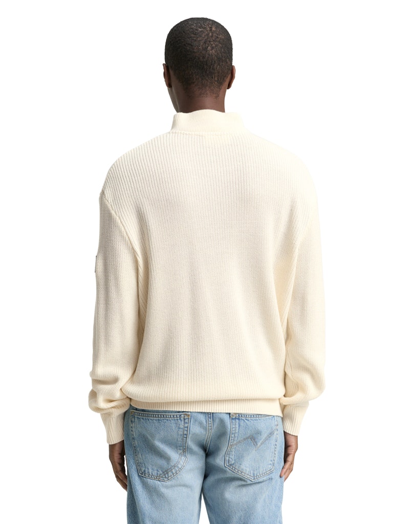 Tom Tailor denim Herren Pullover Wool White