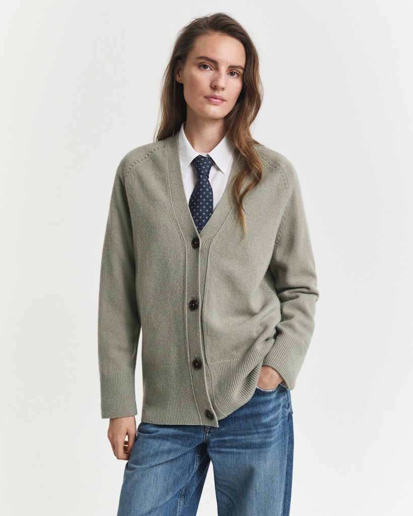 Gant Damen Strickjacken  Faded Sage